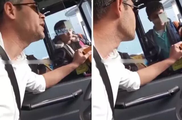 Yürekleri ısıtan görüntüler! Otobüs şoförü yaptığıyla alkış aldı