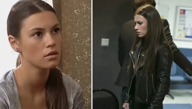 Yüsra Geyik düğünde döktürdü! Elbisesinin göğüs detayı göze çarptı