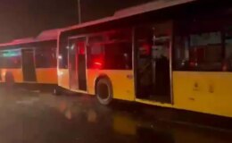 3 İETT otobüsü çarpıştı! Yaralılar var