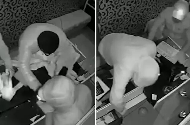 40 saniyede 1.5 milyonluk altın hırsızlığı kamerada