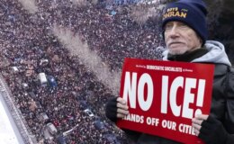 ABD’de halkın öfkesi dinmiyor! Felç edici soğuklara rağmen yüz binler meydanlarda