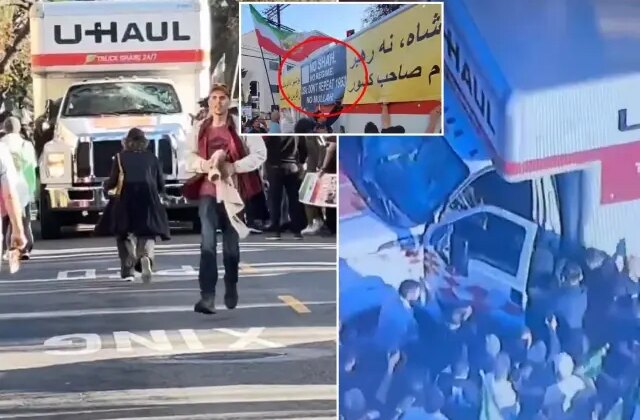 ABD’deki İran protestosuna kamyonla daldı! Çok sayıda yaralı var