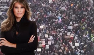 ABD First Lady’si Melania Trump’tan barışçıl protesto çağrısı