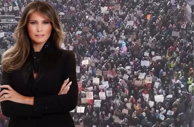 ABD First Lady’si Melania Trump’tan barışçıl protesto çağrısı