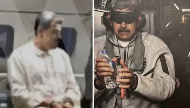 ABD savaş gemisindeki Maduro’dan ilk fotoğraf