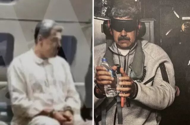 ABD savaş gemisindeki Maduro’dan ilk fotoğraf
