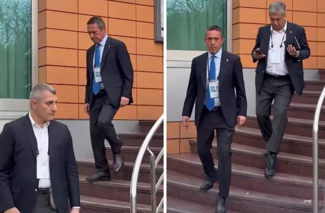 Ali Koç aldığı haber sonrası apar topar Faruk Ilgaz Tesisleri’nden ayrıldı