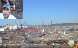 Aliağa Gemi Söküm Bölgesi’nde iş kazası; 1 işçi öldü