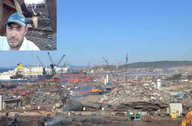Aliağa Gemi Söküm Bölgesi’nde iş kazası; 1 işçi öldü
