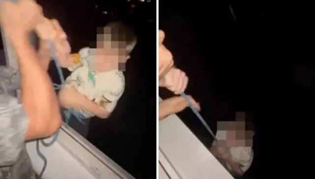 Alkollü baba dehşeti: Küçük çocuğunu ipe bağlayıp 7. kattan aşağı sarkıttı