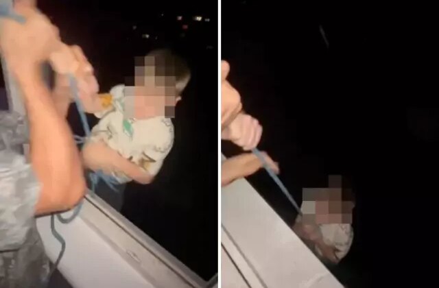 Alkollü baba dehşeti: Küçük çocuğunu ipe bağlayıp 7. kattan aşağı sarkıttı