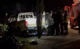 Antalya’da araç içinde yanmış ceset bulundu