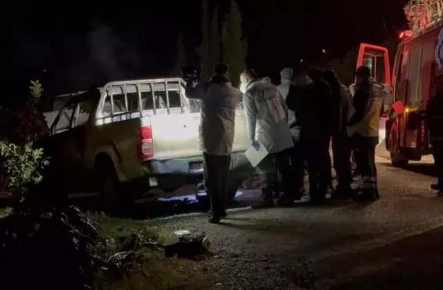 Antalya’da araç içinde yanmış ceset bulundu