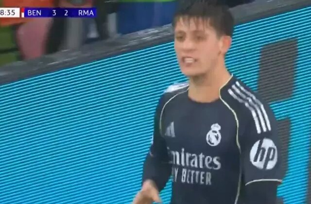 Arda Güler tarihi maçta oyundan alınınca çıldırdı