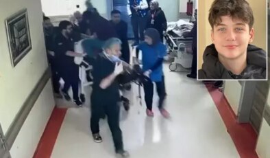 Canice katledilen Atlas’ın hastaneye getirildiği anlar ortaya çıktı