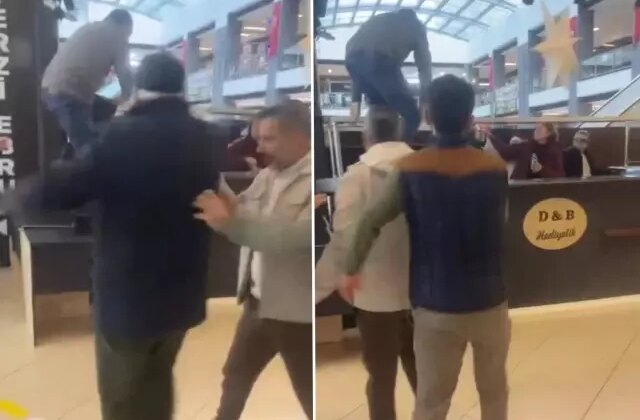 AVM’de yer kiralama kavgasına biber gazlı müdahale