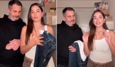 Baba, kızını ilk buluşmaya hazırladı