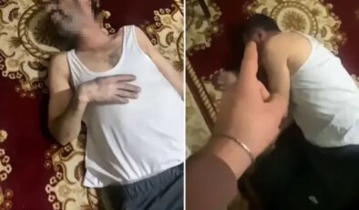 Babasını dövdüğü görüntüleri amcasına yolladı: Gelin bunu buradan alın