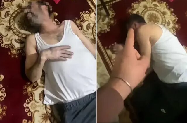 Babasını dövdüğü görüntüleri amcasına yolladı: Gelin bunu buradan alın