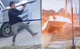 Belediye başkanının makam aracına roketatarlı saldırı