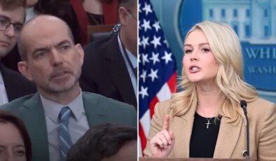 Beyaz Saray Sözcüsü ICE sorusu soran gazeteciye sert çıktı: Sen solcu bir yazarsın