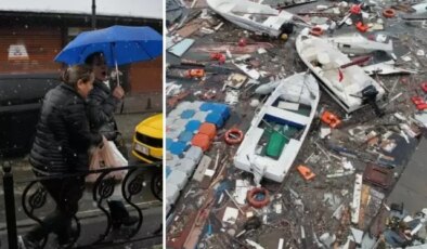 Bilanço belli oldu! İşte kenti felç eden fırtanın yarattığı tahribat