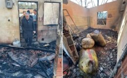 Bir yıllık emek dakikalar içinde yandı, 3 ton fındık kül oldu