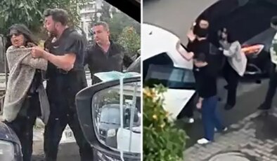 Boşanma aşamasındaki eşini trafikte darbetti