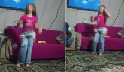 Böyle anne olmaz olsun! Para için küçük kızını canlı yayında dans ettirdi