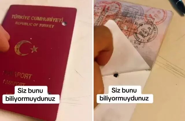 Bu gerçek olabilir mi? Pasaportunun arkasını yırttı, gördüğü karşısında şoke oldu