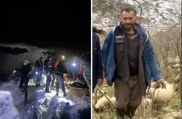 Çığ altında kalan çoban hayatını kaybetti
