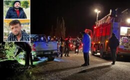 Antalya’da yanan kamyonetin altından cinayet çıktı