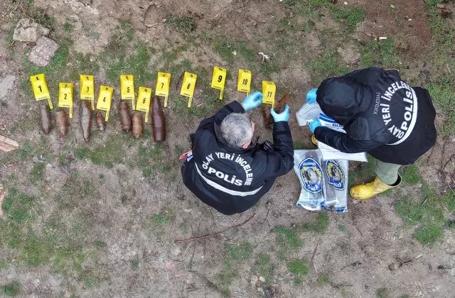 Çocukların oynadığı cisimler mühimmat çıktı: 11 adet top mermisi muhafaza altına alındı