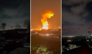 Çok sayıda patlamanın yaşandığı Venezuela’dan ilk görüntüler