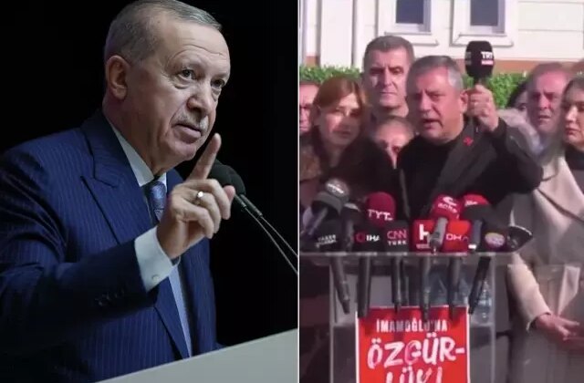 Cumhurbaşkanı Erdoğan’dan Özel’in bu görüntüsüne sert tepki: Utanmadan mikrofon tokatlıyorlar
