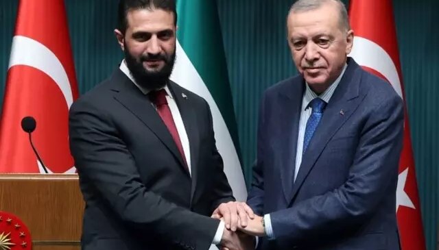 Cumhurbaşkanı Erdoğan ile Şara arasında kritik görüşme