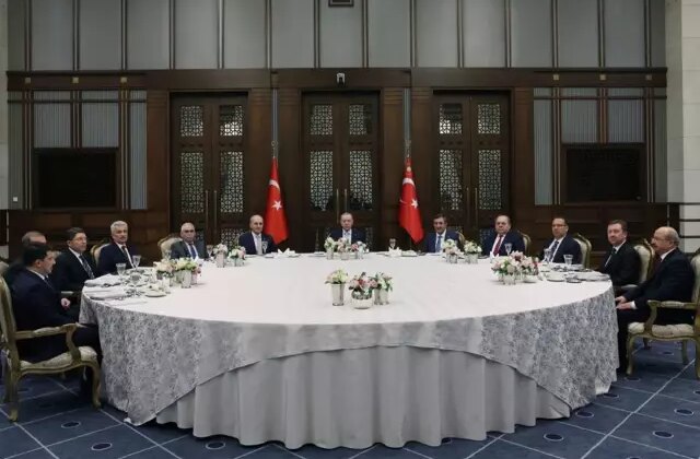 Cumhurbaşkanı Erdoğan, yasama, yürütme ve yargı organlarının temsilcileriyle bir araya geldi