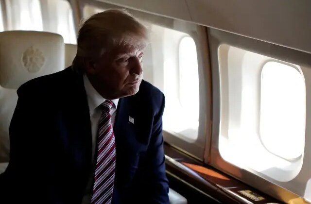 Davos’a katılmak için yola çıkan Trump’ın uçağında korkutan arıza