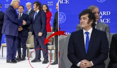 Davos Zirvesi’ne devlet başkanının giydiği ayakkabı damga vurdu