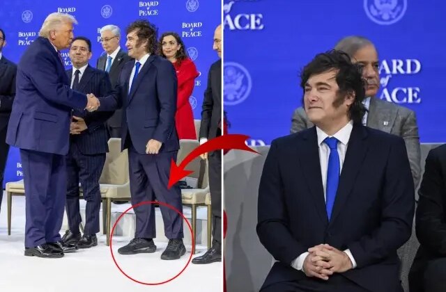 Davos Zirvesi’ne devlet başkanının giydiği ayakkabı damga vurdu