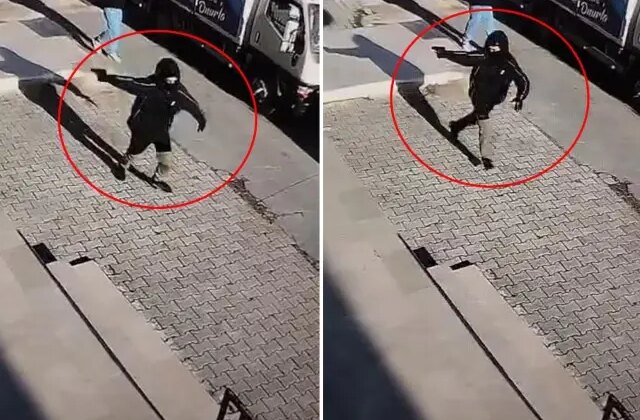 Dehşete düşüren görüntü: 14 yaşındaki çocuk markete ateş açtı