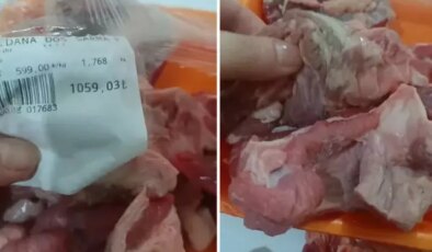 Dev zincir marketten alışveriş yapan kadın isyan etti: Allah size yedirmesin