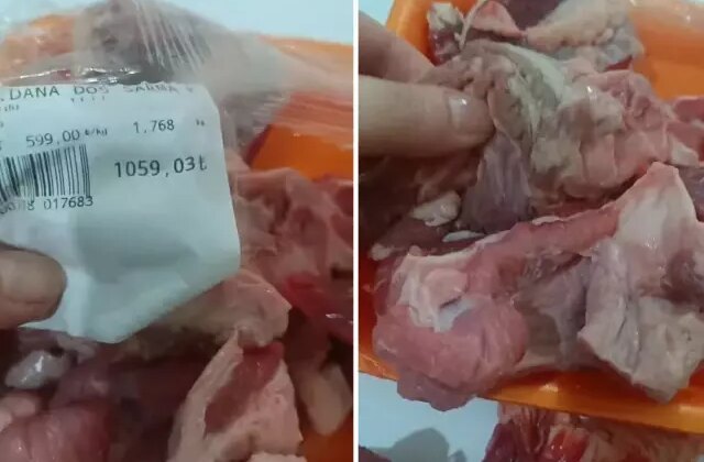 Dev zincir marketten alışveriş yapan kadın isyan etti: Allah size yedirmesin