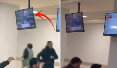Devlet hastanesinde sıra numarasına yansıyan görüntü olay oldu
