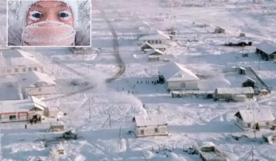 Dünyanın en soğuk yeri Oymyakon’da eksi 71’de yaşam mücadelesi