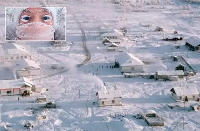 Dünyanın en soğuk yeri Oymyakon’da eksi 71’de yaşam mücadelesi