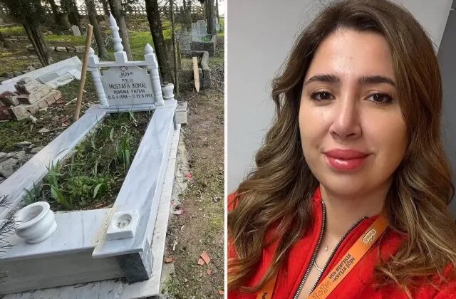 Elif, 2 yaşındayken kaybettiği babasının yanına defnedildi