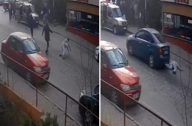 Eniştesine kurşun yağdırıp, üzerinden otomobille geçti