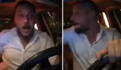 Erkek yolcunun hareketi, taksiciyi çileden çıkardı