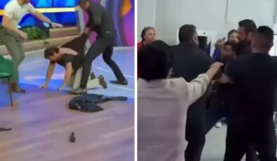 Eski WWE şampiyonu, canlı yayında konukları ve yayın ekibini dövdü